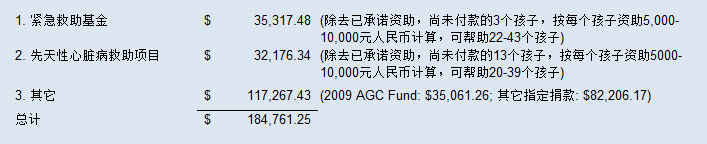 资金分配情况