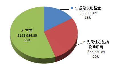 资金分配图示