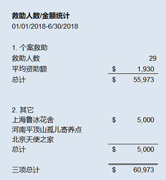 救助进展小结